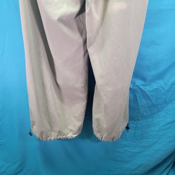 Dazy-Less Green Cargo Pants L 100% Cotton Drawstring Hem & Waist Pockets - Picture 7 of 7